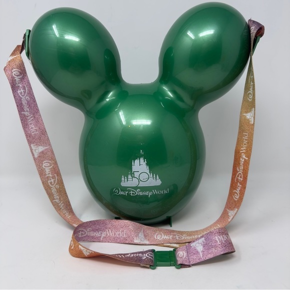 Disney World Green Mickey Balloon Popcorn Bucket - Picture 1 of 5